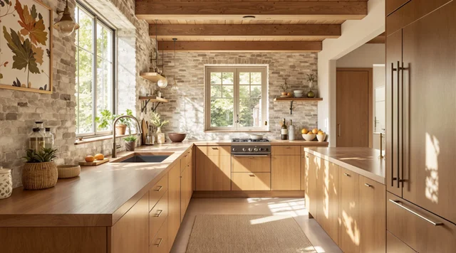 Completed kitchen remodeling project